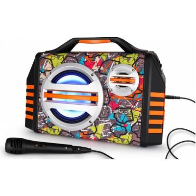 Sencor Bluetooth Speaker SSS 3200 KIDS (5 h), Bluetooth Lautsprecher, Orange, Schwarz, Mehrfarbig Sencor Bluetooth Speaker SSS 3200 KIDS (5 h), Bluetooth Lautsprecher, Orange, Schwarz, Mehrfarbig