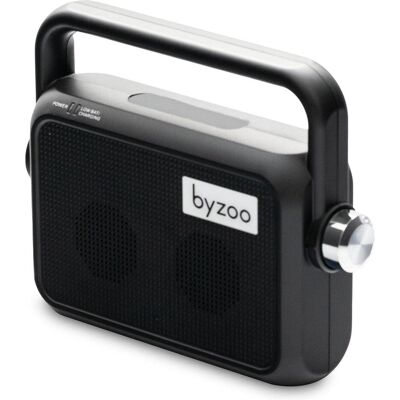 Byzoo Draadloze TV Speaker WTVS01 (8 h), Bluetooth Lautsprecher, Schwarz Byzoo Draadloze TV Speaker WTVS01 (8 h), Bluetooth Lautsprecher, Schwarz