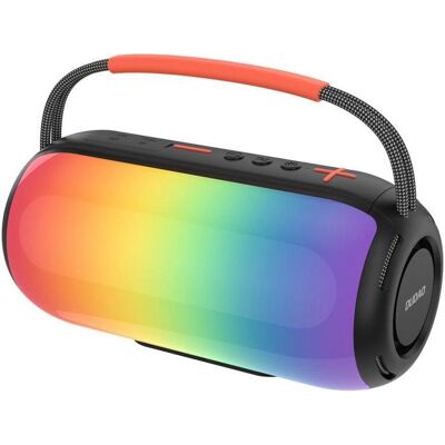 Dudao Y21 Kabelloser Lautsprecher mit RGB-Hintergrundbeleuchtung, Bluetooth 5.3 – Schwarz, Bluetooth Lautsprecher, Schwarz Dudao Y21 Kabelloser Lautsprecher mit RGB-Hintergrundbeleuchtung, Bluetooth 5.3 – Schwarz, Bluetooth Lautsprecher, Schwarz