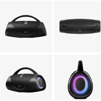 Hisense Bluetooth Speaker, 360 W (24 h), Bluetooth Lautsprecher, Schwarz Hisense Bluetooth Speaker, 360 W (24 h), Bluetooth Lautsprecher, Schwarz