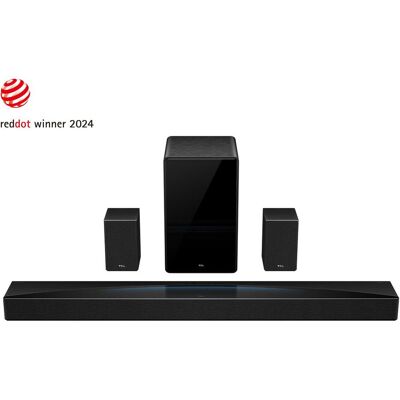 TCL Q85H Pro 7.1.2 Dolby Atmos Soundbar (7.1.2 Kanal), Soundbar, Schwarz TCL Q85H Pro 7.1.2 Dolby Atmos Soundbar (7.1.2 Kanal), Soundbar, Schwarz