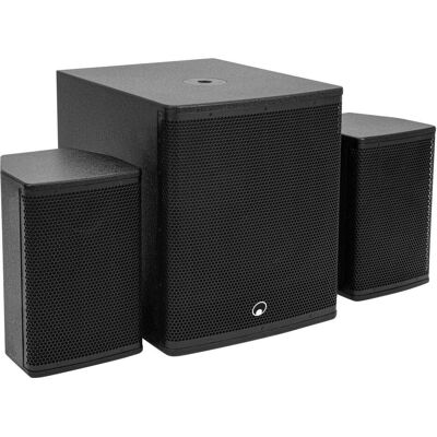Omnitronic MAXX-1810NG 2.1 (Aktiv, Passiv, Subwoofer aktiv), PA Lautsprecher, Schwarz Omnitronic MAXX-1810NG 2.1 (Aktiv, Passiv, Subwoofer aktiv), PA Lautsprecher, Schwarz