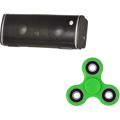 Albrecht MAX-treme Bluetooth-Lautsprecherpaket und Spinner PNI Speedy Green Geschenk (12 h), Bluetooth Lautsprecher, Schwarz Albrecht MAX-treme Bluetooth-Lautsprecherpaket und Spinner PNI Speedy Green Geschenk (12 h), Bluetooth Lautsprecher, Schwarz