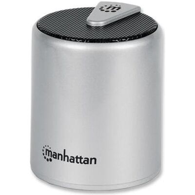 Manhattan Aktivbox Lyric Mini Bluetooth si/sw, Bluetooth Lautsprecher, Silber, Schwarz Manhattan Aktivbox Lyric Mini Bluetooth si/sw, Bluetooth Lautsprecher, Silber, Schwarz