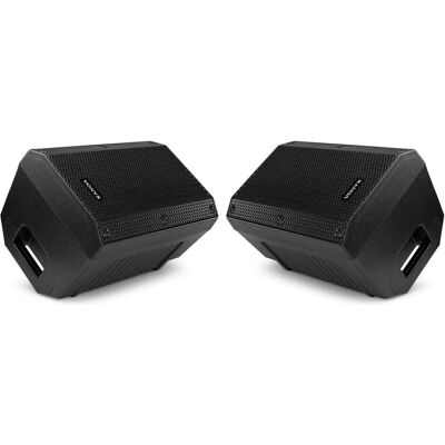 Vonyx Set van 2x VSA08 Stage Monitors - actieve speakers - 250W - 8 Inch (Aktiv), PA Lautsprecher, Schwarz Vonyx Set van 2x VSA08 Stage Monitors - actieve speakers - 250W - 8 Inch (Aktiv), PA Lautsprecher, Schwarz