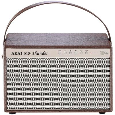 Akai brown speaker (12 h), Bluetooth Lautsprecher, Braun Akai brown speaker (12 h), Bluetooth Lautsprecher, Braun