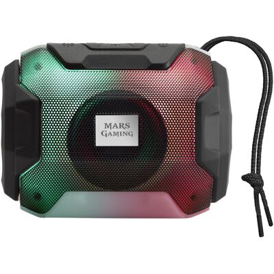 Mars Gaming Bluetooth speakers MSBAX RGB 10 W (8 h), Bluetooth Lautsprecher, Schwarz Mars Gaming Bluetooth speakers MSBAX RGB 10 W (8 h), Bluetooth Lautsprecher, Schwarz