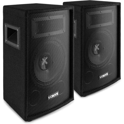 Tracer - Vonyx SL8 et - Set van twee 8 boxen van 400W (Passiv), PA Lautsprecher, Schwarz Tracer - Vonyx SL8 et - Set van twee 8 boxen van 400W (Passiv), PA Lautsprecher, Schwarz