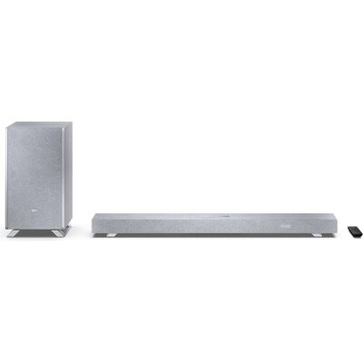 Sharp Speakers HT-SBW53121(SL) Q 3.1.2 Dolby Atmos/ DTS:X Soundbar with Wireless Subwoofer, Silver (182 W, 3.1.2 Kanal), Soundbar, Silber Sharp Speakers HT-SBW53121(SL) Q 3.1.2 Dolby Atmos/ DTS:X Soundbar with Wireless Subwoofer, Silver (182 W, 3.1.2 Kanal), Soundbar, Silber
