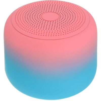 Setty speaker round GB-900 turquoise-pink gradient (8 h), Bluetooth Lautsprecher, Blau, Pink, Türkis Setty speaker round GB-900 turquoise-pink gradient (8 h), Bluetooth Lautsprecher, Blau, Pink, Türkis