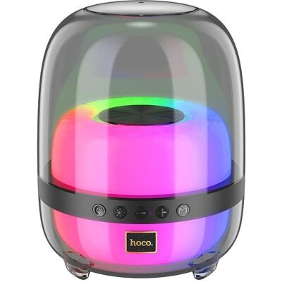 Hoco BT Speaker BS58, 10W, TWS, RGB, Schwarz (4.50 h), Bluetooth Lautsprecher, Schwarz Hoco BT Speaker BS58, 10W, TWS, RGB, Schwarz (4.50 h), Bluetooth Lautsprecher, Schwarz