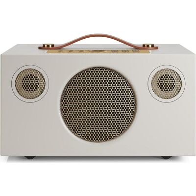 Audio Pro C5 MkII W (Airplay 2, Bluetooth, WLAN), Multiroom System, Weiss, Beige, Braun Audio Pro C5 MkII W (Airplay 2, Bluetooth, WLAN), Multiroom System, Weiss, Beige, Braun
