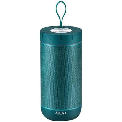 Akai PRZENOŚNY Lautsprecher BT ABTSW-60 wasserdicht (30 h), Bluetooth Lautsprecher, Grün Akai PRZENOŚNY Lautsprecher BT ABTSW-60 wasserdicht (30 h), Bluetooth Lautsprecher, Grün