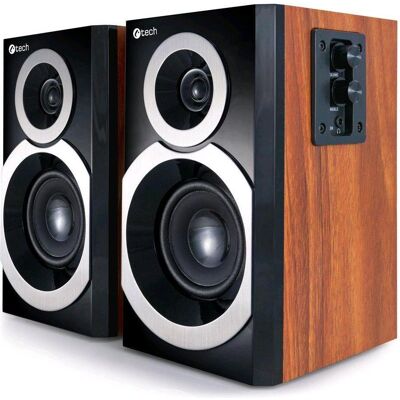 C-Tech Repro -310WD, 2.0, dÅ™evÄ›nÃ, PC Lautsprecher, Braun C-Tech Repro -310WD, 2.0, dÅ™evÄ›nÃ, PC Lautsprecher, Braun