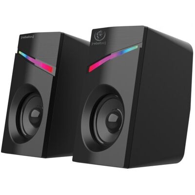 Rebeltec Speaker 2: 0 POP, PC Lautsprecher, Schwarz Rebeltec Speaker 2: 0 POP, PC Lautsprecher, Schwarz