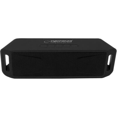Esperanza FOLK Tragbarer Stereo-Lautsprecher, Bluetooth Lautsprecher, Schwarz Esperanza FOLK Tragbarer Stereo-Lautsprecher, Bluetooth Lautsprecher, Schwarz