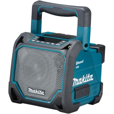 Makita DMR202 (32 h), Bluetooth Lautsprecher, Schwarz, Blau Makita DMR202 (32 h), Bluetooth Lautsprecher, Schwarz, Blau