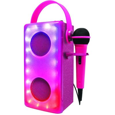 Lexibook Pink leuchtender Bluetooth-Lautsprecher mit Mikrofon Lexibook Pink leuchtender Bluetooth-Lautsprecher mit Mikrofon