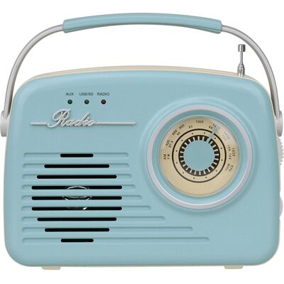 INNE Setty Bluetooth Lautsprecher mit Radio Retro P350 blau, Bluetooth Lautsprecher, Blau INNE Setty Bluetooth Lautsprecher mit Radio Retro P350 blau, Bluetooth Lautsprecher, Blau