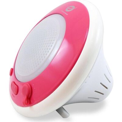 Conceptronic Wireless waterproof floating speaker light, Bluetooth Lautsprecher, Weiss, Pink Conceptronic Wireless waterproof floating speaker light, Bluetooth Lautsprecher, Weiss, Pink