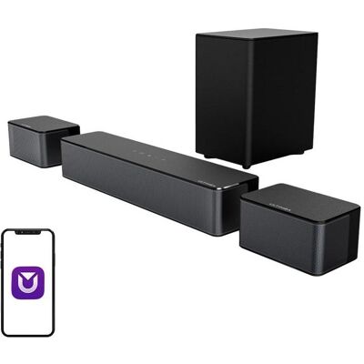 Ultimea Poseidon D50 Soundbar (320 W, 5.1 Kanal), Soundbar, Schwarz Ultimea Poseidon D50 Soundbar (320 W, 5.1 Kanal), Soundbar, Schwarz
