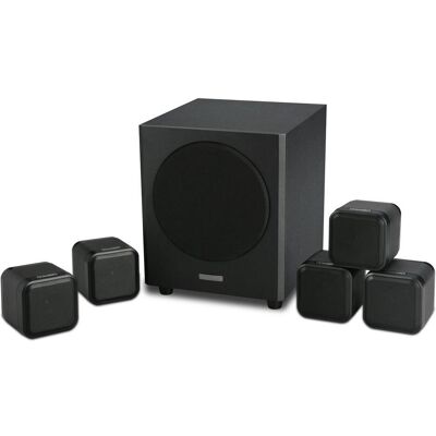 Mission M-CUBE+SE 5.1 systeem - Zwart (Set, 150 W), HiFi + Heimkino Lautsprecher, Schwarz Mission M-CUBE+SE 5.1 systeem - Zwart (Set, 150 W), HiFi + Heimkino Lautsprecher, Schwarz