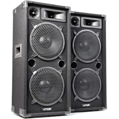 Skytec MAX210 Disco Lautsprecher 2x 10 2000w (Passiv), PA Lautsprecher, Schwarz Skytec MAX210 Disco Lautsprecher 2x 10 2000w (Passiv), PA Lautsprecher, Schwarz