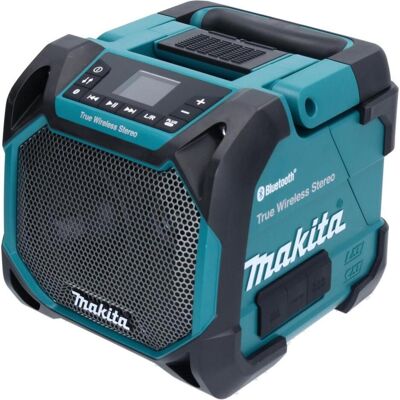 Makita DMR 203 (35 h), Bluetooth Lautsprecher, Blau, Schwarz Makita DMR 203 (35 h), Bluetooth Lautsprecher, Blau, Schwarz