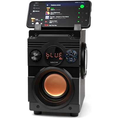 Squeak Głośnik Bassblaster Bluetooth 5.1 Radio Fm Odtwarzacz Mp3 Sq1001 (7 h), Bluetooth Lautsprecher, Schwarz Squeak Głośnik Bassblaster Bluetooth 5.1 Radio Fm Odtwarzacz Mp3 Sq1001 (7 h), Bluetooth Lautsprecher, Schwarz