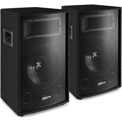 Tracer - Vonyx SL12 et - Set van twee passieve 12 luidsprekers - 1200W maximaal (Passiv, 2x 300 W), PA Lautsprecher, Schwarz Tracer - Vonyx SL12 et - Set van twee passieve 12 luidsprekers - 1200W maximaal (Passiv, 2x 300 W), PA Lautsprecher, Schwarz