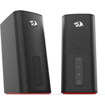 Redragon Connie Bluetooth speakers black RGB lighting, PC Lautsprecher, Schwarz Redragon Connie Bluetooth speakers black RGB lighting, PC Lautsprecher, Schwarz