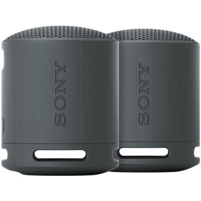 Sony SRS-XB100 Duo Pack (16 h), Bluetooth Lautsprecher, Schwarz Sony SRS-XB100 Duo Pack (16 h), Bluetooth Lautsprecher, Schwarz
