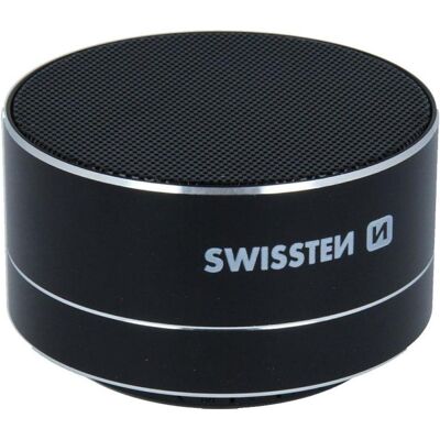 Swissten i-Metal (2.50 h), Bluetooth Lautsprecher, Schwarz Swissten i-Metal (2.50 h), Bluetooth Lautsprecher, Schwarz