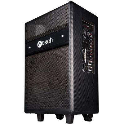 C-Tech Impressio Cappella Trolley Public Address (PA) system Black (8 h), Bluetooth Lautsprecher, Schwarz C-Tech Impressio Cappella Trolley Public Address (PA) system Black (8 h), Bluetooth Lautsprecher, Schwarz