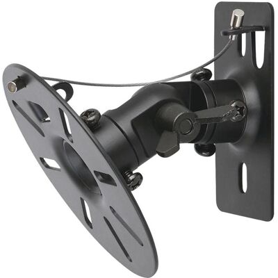 Stell WALL SHO1110 wall speaker holder (1 Stk., Wandmontage, Neigbar), Lautsprecher Ständer + Wandmontage, Schwarz Stell WALL SHO1110 wall speaker holder (1 Stk., Wandmontage, Neigbar), Lautsprecher Ständer + Wandmontage, Schwarz