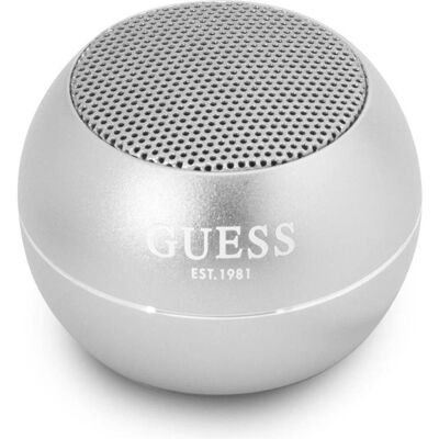 Guess głośnik Bluetooth GUWSALGEG Speaker mini szary/grey (4 h), Bluetooth Lautsprecher, Grau Guess głośnik Bluetooth GUWSALGEG Speaker mini szary/grey (4 h), Bluetooth Lautsprecher, Grau
