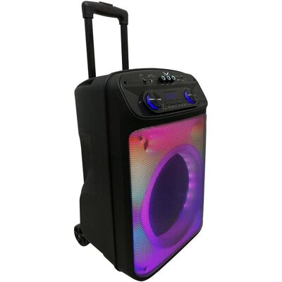 Majestic Neu Flame T55 PA Trolley System 40 W Schwarz, Bluetooth Lautsprecher, Schwarz Majestic Neu Flame T55 PA Trolley System 40 W Schwarz, Bluetooth Lautsprecher, Schwarz