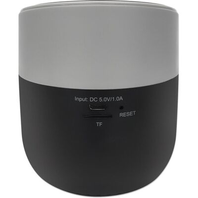 Manhattan Sound Science Bluetooth-Lautsprecher mit Induktionsladepad, Bluetooth Lautsprecher, Schwarz, Grau Manhattan Sound Science Bluetooth-Lautsprecher mit Induktionsladepad, Bluetooth Lautsprecher, Schwarz, Grau