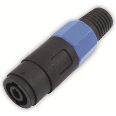 Omnitronic Speaker Kabelkupplung 4pol, Audio Stecker Omnitronic Speaker Kabelkupplung 4pol, Audio Stecker