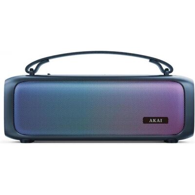 Akai Tragbare Box ABTS-08-BL, Bluetooth 5.1, 8 W, blau, Bluetooth Lautsprecher, Blau Akai Tragbare Box ABTS-08-BL, Bluetooth 5.1, 8 W, blau, Bluetooth Lautsprecher, Blau