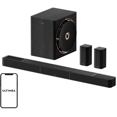 Ultimea Soundbar Skywave X60 (7.1.4 Kanal), Soundbar, Schwarz Ultimea Soundbar Skywave X60 (7.1.4 Kanal), Soundbar, Schwarz