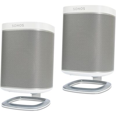 Flexson Sonos Play:1 Tischständer, Paar (1 Stk., Ständer), Lautsprecher Ständer + Wandmontage, Weiss Flexson Sonos Play:1 Tischständer, Paar (1 Stk., Ständer), Lautsprecher Ständer + Wandmontage, Weiss