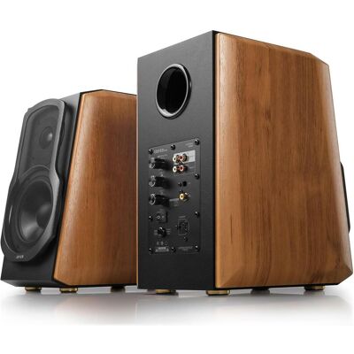 Edifier S1000MKII (1 Paar, 120 W), HiFi + Heimkino Lautsprecher, Schwarz, Braun Edifier S1000MKII (1 Paar, 120 W), HiFi + Heimkino Lautsprecher, Schwarz, Braun
