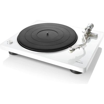 Denon DP-400 (Halbautomatisch), Plattenspieler, Weiss Denon DP-400 (Halbautomatisch), Plattenspieler, Weiss