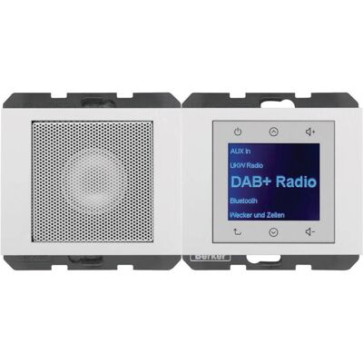 Berker BERK Radio Touch (DAB+, Bluetooth), Radio, Weiss Berker BERK Radio Touch (DAB+, Bluetooth), Radio, Weiss