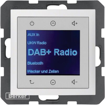 Berker 29849909 (DAB+, FM, Bluetooth), Radio, Weiss Berker 29849909 (DAB+, FM, Bluetooth), Radio, Weiss
