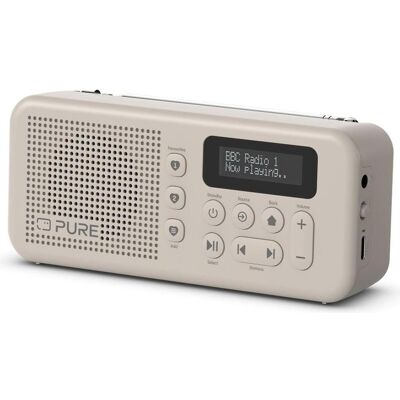Pure Elan Move (DAB, DAB+, FM, Bluetooth), Radio, Grau, Beige Pure Elan Move (DAB, DAB+, FM, Bluetooth), Radio, Grau, Beige