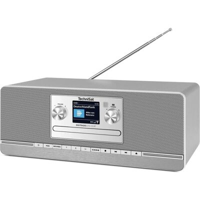 TechniSat Technsat DigitRadio 372 CD BT silber (DAB+, FM, Bluetooth), Radio, Grau, Silber TechniSat Technsat DigitRadio 372 CD BT silber (DAB+, FM, Bluetooth), Radio, Grau, Silber