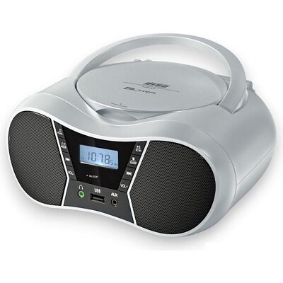 ELTA Radio-Player CD LILA2 USB/BT Silber (FM, PLL, Bluetooth), Radio, Silber ELTA Radio-Player CD LILA2 USB/BT Silber (FM, PLL, Bluetooth), Radio, Silber