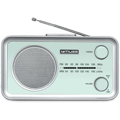 Muse Radio RADIO PRZENOŚNE MF-060AG FM/MW (FM, MW), Radio, Grün Muse Radio RADIO PRZENOŚNE MF-060AG FM/MW (FM, MW), Radio, Grün